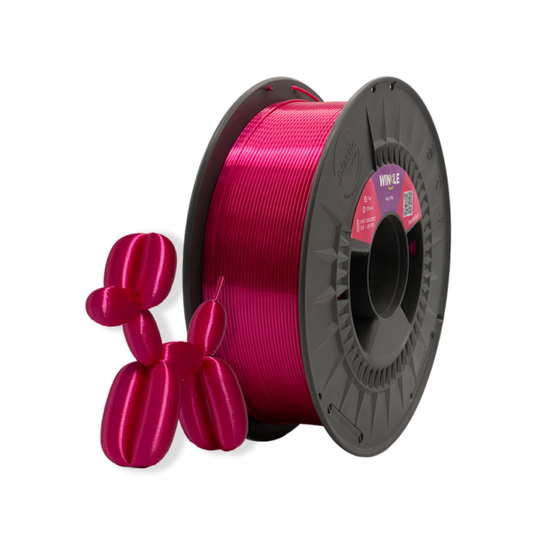 PLA SILK WINKLE 1.75 MM RUBY PINK 1KG