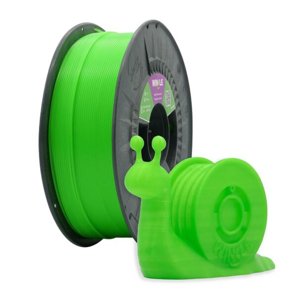 PLA-HD WINKLE 1.75 MM VERDE FLUORESCENTE 1KG